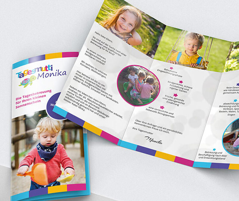 Flyer Design – Tagesmutter Konstanz