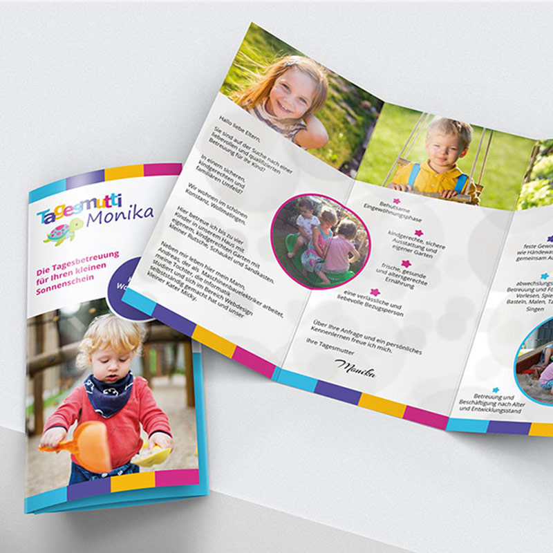 Flyer Design – Tagesmutter Konstanz