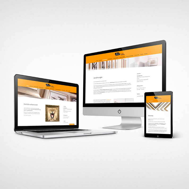 Webseite – Bild und Rahmen Werkstatt Konstanz