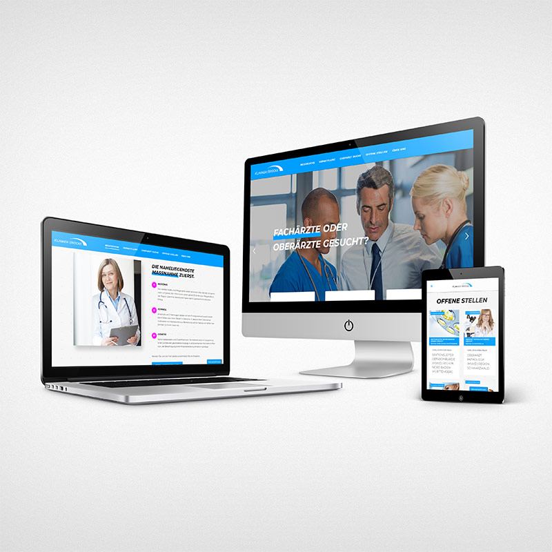 Webseite – Kliniker Brücke