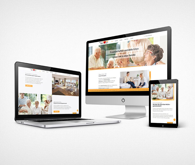 Webseite – Pflegedienst Herz und Zeit