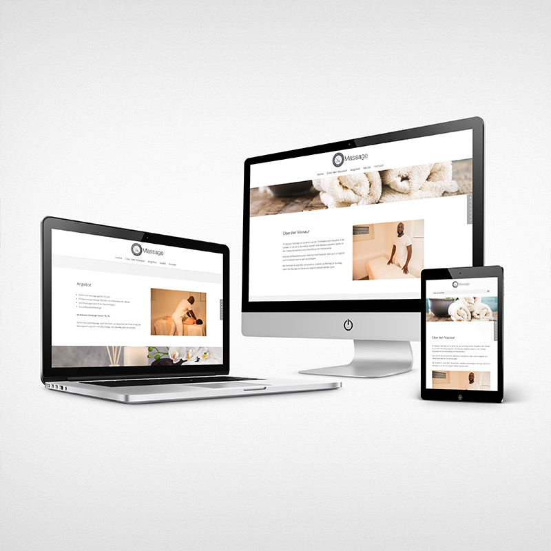 Webseite Massage Studio Kreuzlingen