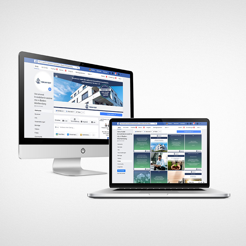 Social Media Setup – Verumvest GmbH