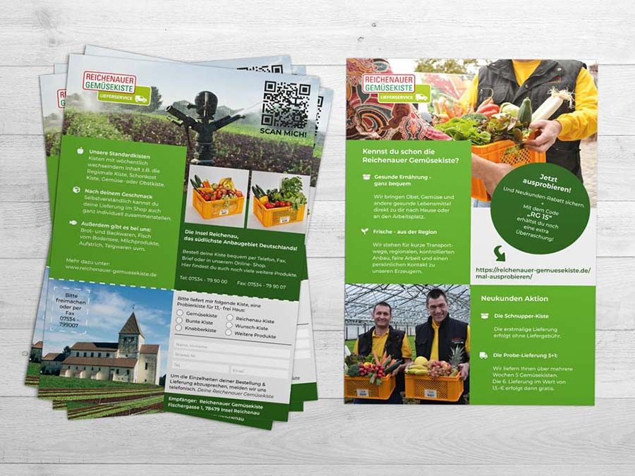 Flyer Design – Reichenauer Gemüsekiste