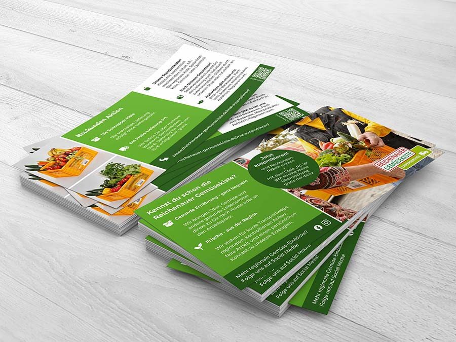 Flyer Design DIN lang – Reichenauer Gemüsekiste