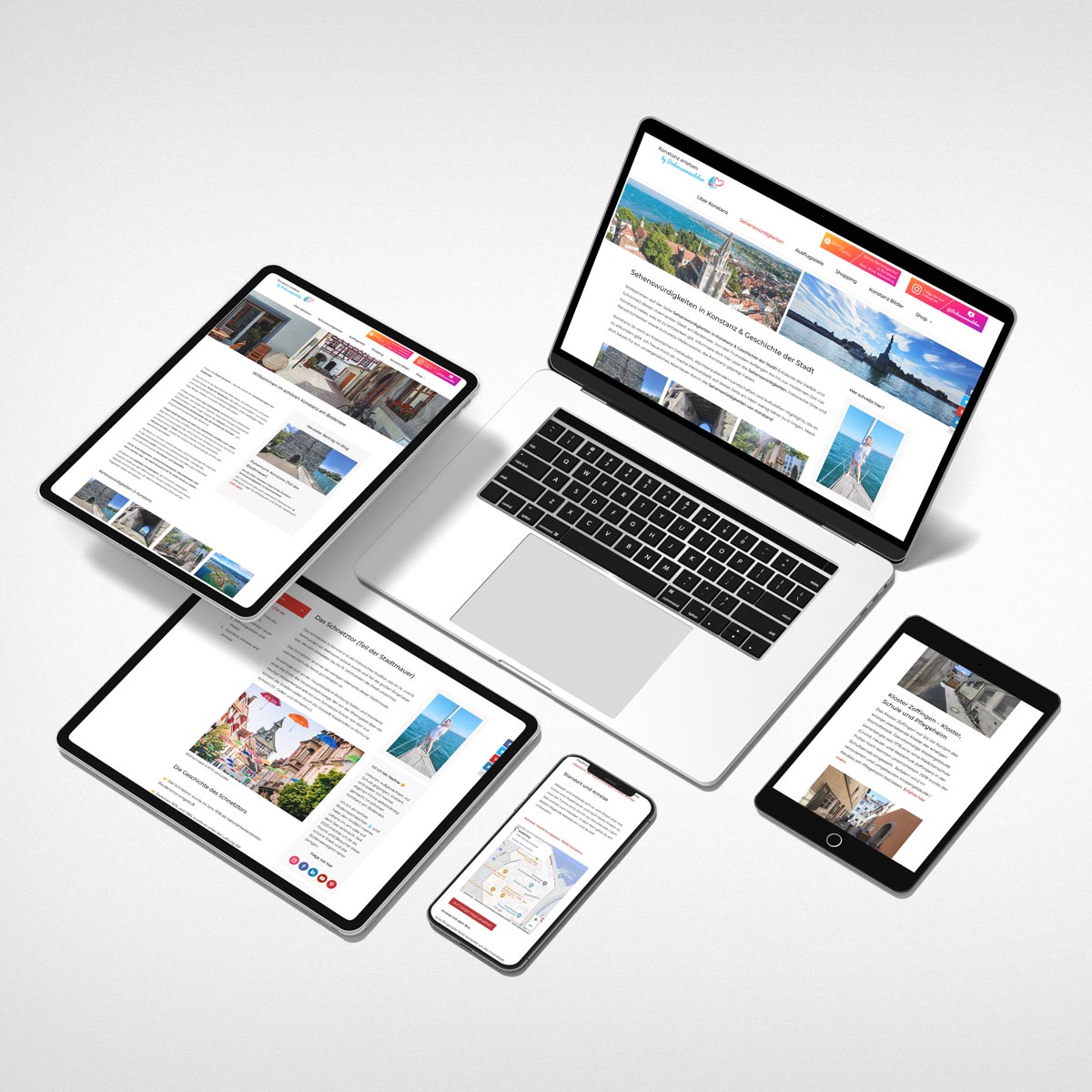 Website – Tourismus Konstanz / Bodenseemaedchen